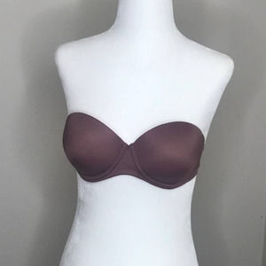 Victoria’s Secret PINK Mauve Pink Strapless Underwire Padded Bra, 34B